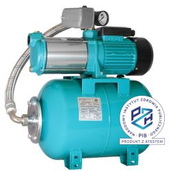 JET 100A(a) INOX 230V zestaw hydroforowy na zbiorniku 24L AQUASYSTEM (z pięciozłączem)