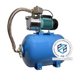 JY 1000 INOX 230V zestaw hydroforowy na zbiorniku 100L poziom AQUASYSTEM